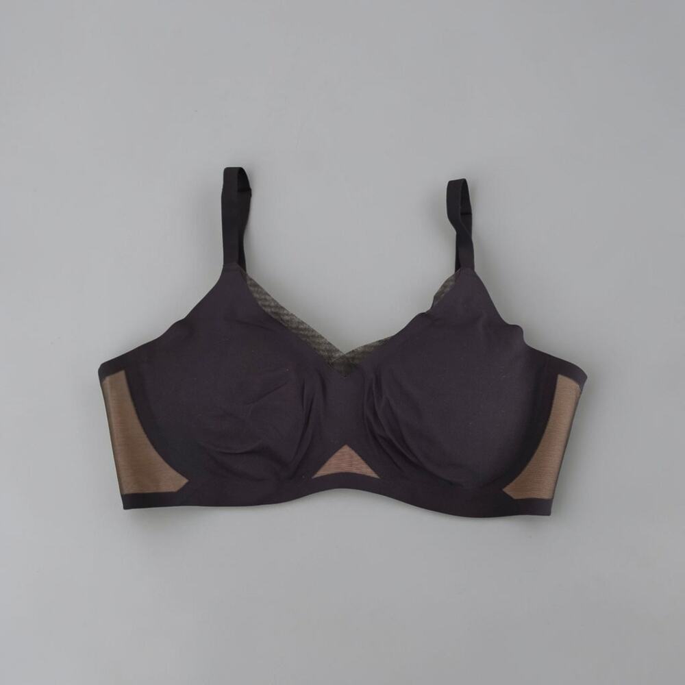 Honeylove Crossover Bra Runaway Black Wireless Support Lift Wear Women's XL